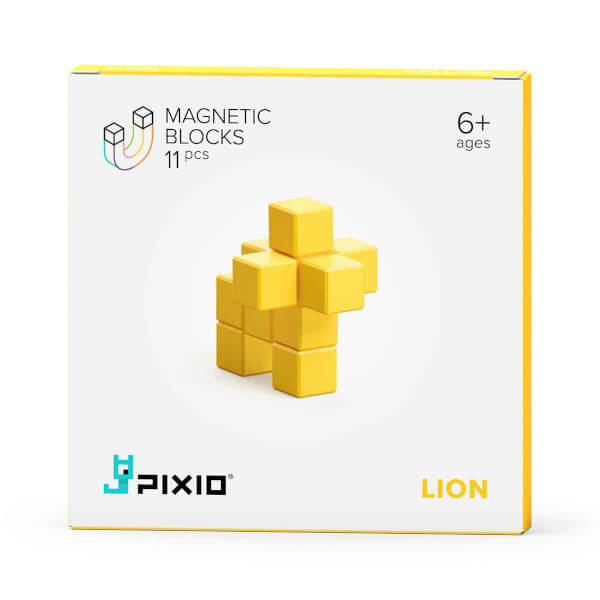 Pixio Yellow Lion İnteraktif Mıknatıslı Manyetik Blok