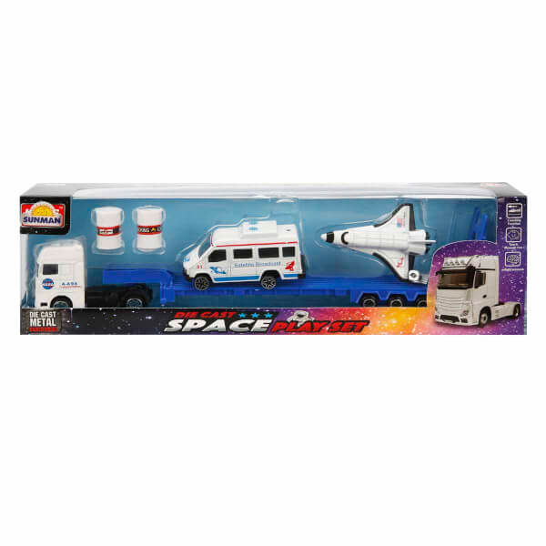 1:64 Aerospace Transporter Tır Uzay Seti