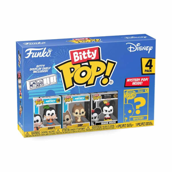 Funko Bitty Pop: Disney Goofy 4'lü Sürpriz Figür Seti 