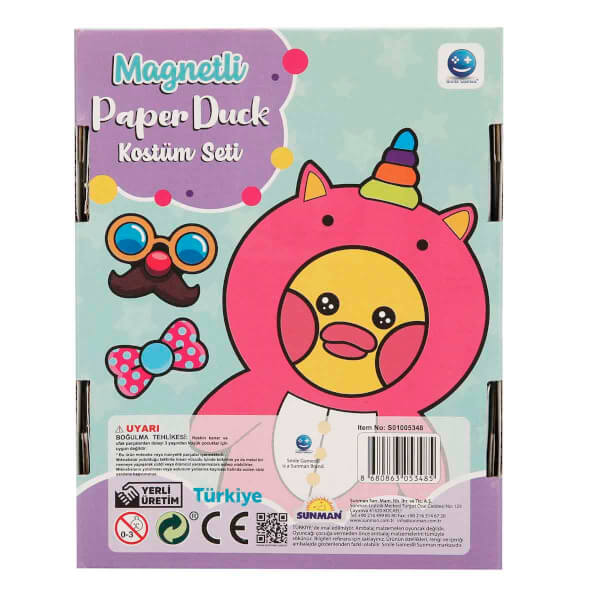 Smile Games Magnetli Paper Duck Kostüm Seti 