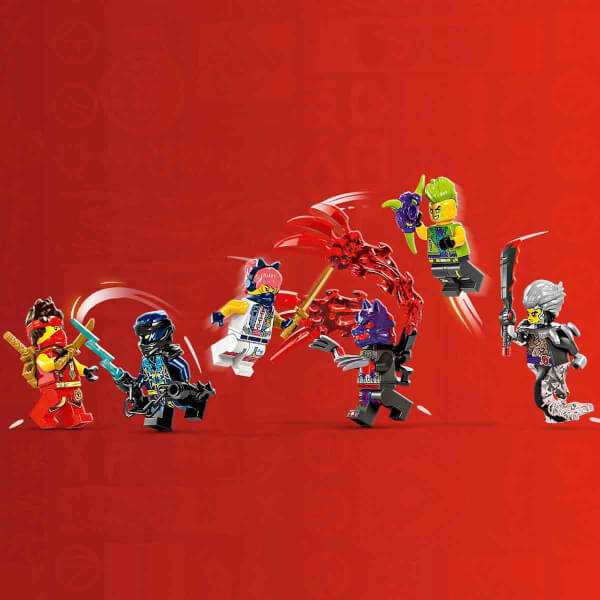 LEGO NINJAGO Turnuva Savaş Arenası 71818 – 7 Yaş ve Üzeri İçin 6 Minifigür İçeren Yaratıcı Oyuncak Yapım Seti (659 Parça)