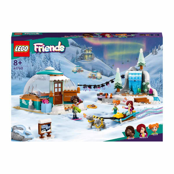 LEGO Friends İglu Tatili Macerası 41760 - 8 Yaş ve Üzeri Çocuklar için 3 Mini Oyuncak Bebek ve Oyuncak Köpek İçeren Yaratıcı Oyuncak Yapım Seti (491 Parça)