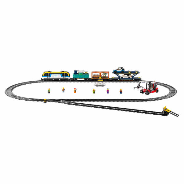 LEGO City Yük Treni 60336 - 7 Yaş ve Üzeri için Powered Up Teknolojili Oyuncak Yük Treni Yapım Seti (1153 Parça)