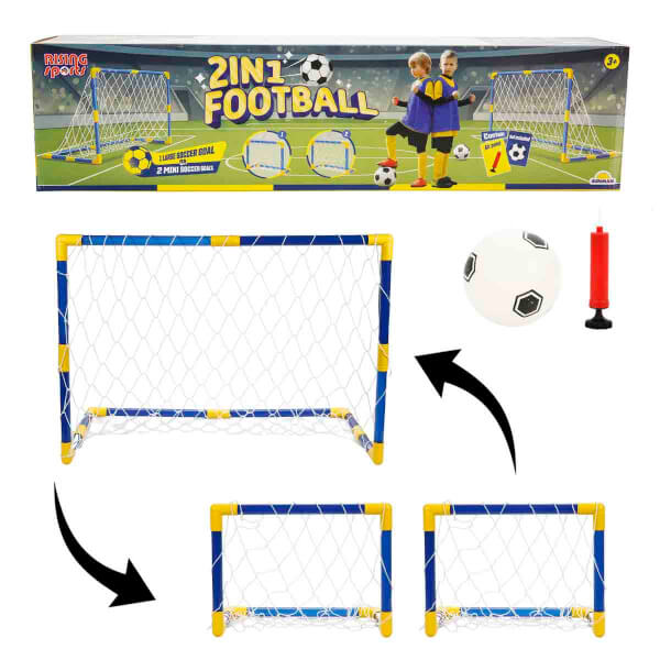 2in1 Rising Sports Sarı Lacivert Futbol Seti | Toyzz Shop