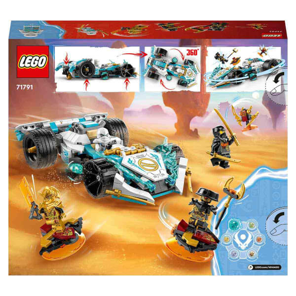 LEGO NINJAGO Zane'in Ejderha Gücü Spinjitzu Yarış Arabası 71791