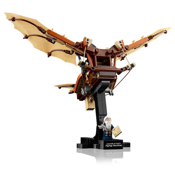 LEGO Icons Leonardo da Vinci’nin Uçan Makinesi 10363 - Tarih Seven Yetişkinler için Dekoratif Model Yapım Seti (493 Parça)