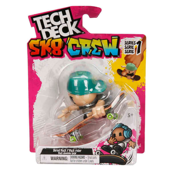 Tech Deck SK8 Crew Figürlü Parmak Kaykayı S1