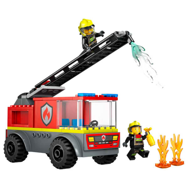 LEGO City Merdivenli İtfaiye Kamyonu 60463 - 4 Yaş ve Üzeri Çocuklar için Yaratıcı Oyuncak Yapım Seti (82 Parça)