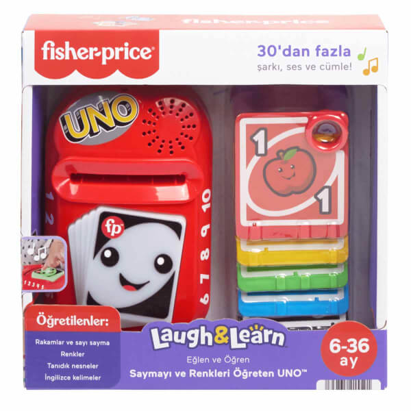 Fisher Price Sesli ve Işıklı Eğlen ve Öğren Saymayı ve Renkleri Öğreten UNO HWH16