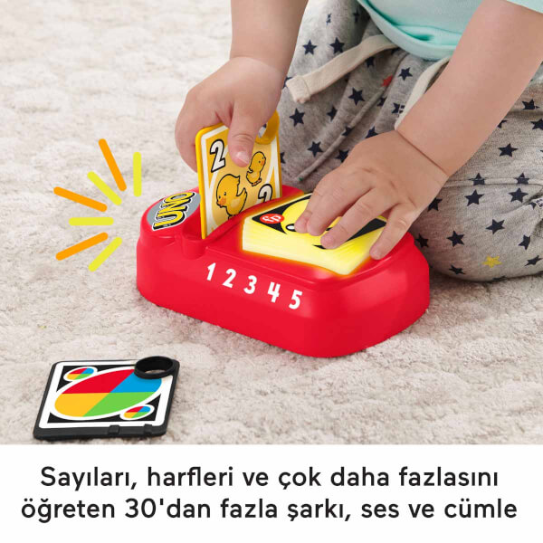 Fisher Price Sesli ve Işıklı Eğlen ve Öğren Saymayı ve Renkleri Öğreten UNO HWH16