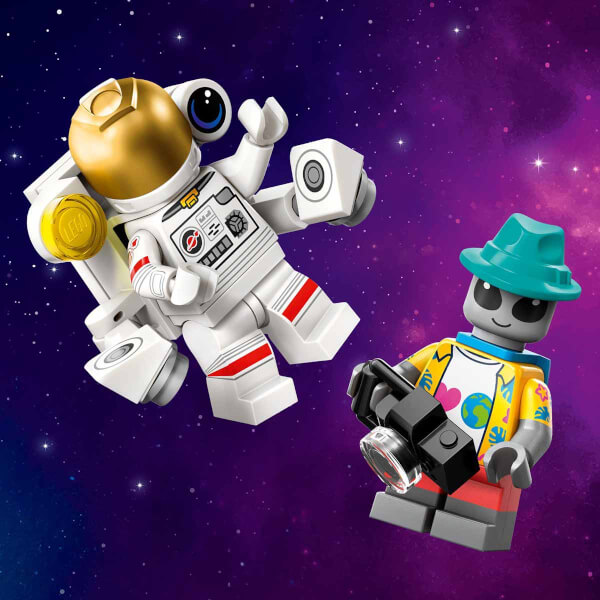LEGO Minifigures Seri 26 Uzay 71046 - 5 Yaş ve Üzeri Çocuklar için Koleksiyonluk Minifigür İçeren Yaratıcı Oyuncak Yapım Seti (9 Parça)