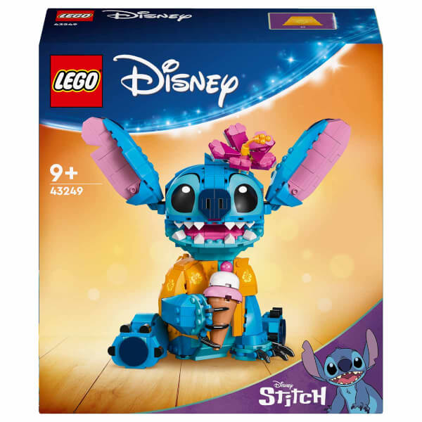 LEGO Disney Stiç 43249 - 9 Yaş ve Üzeri Çocuklar için Dondurma Külahlı İnşa Edilebilen Yaratıcı Oyuncak Yapım Seti (730 Parça)