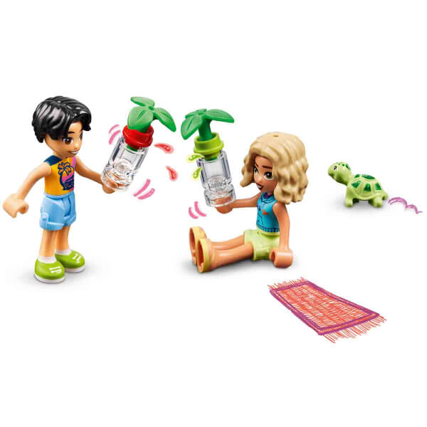 LEGO Friends Meyveli İçecek Plaj Standı 42625 - 6 Yaş ve Üzeri Çocuklar için Kaplumbağa Figürü İçeren Yaratıcı Oyuncak Yapım Seti (213 Parça)