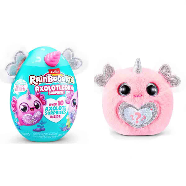 Rainbocorns Axolotlcorn Sürpriz Peluş RAR35000 - Beyaz-Gri