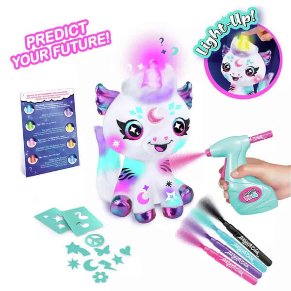 Işıklı Airbrush Peluş Cosmic Unicorn