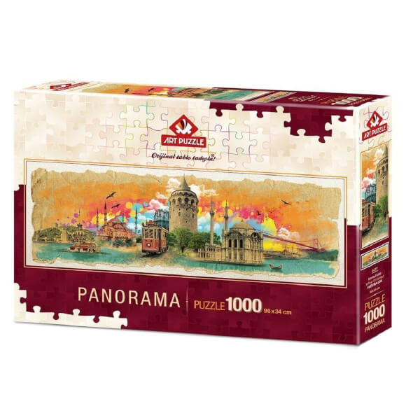 1000 Parça Panaroma Puzzle : İstanbul Kolajı