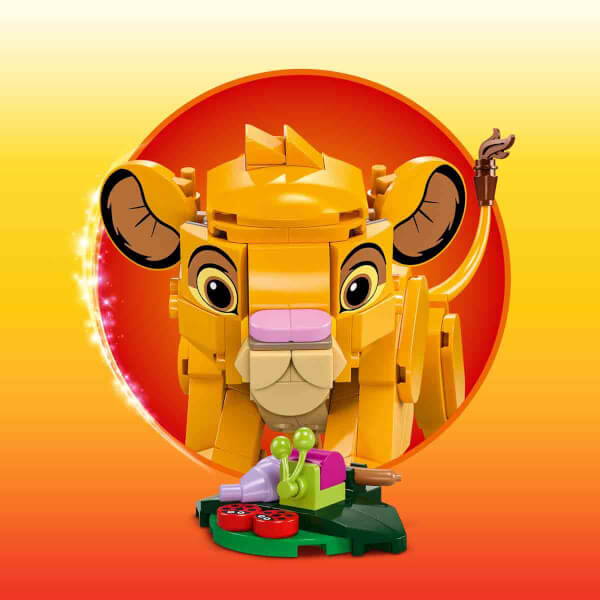 LEGO Disney Yavru Aslan Kral Simba 43243 – 6 Yaş ve Üzeri Çocuklar İçin İnşa Edilebilen Yaratıcı Oyuncak Yapım Seti (222 Parça)