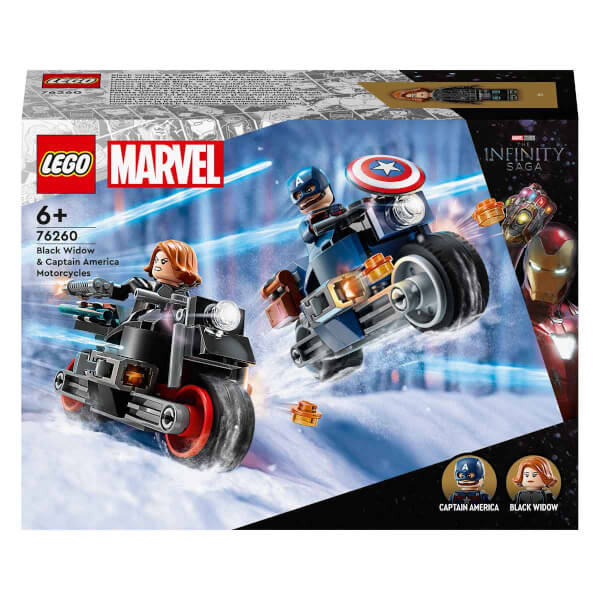 LEGO Marvel Black Widow ve Kaptan Amerika Motosikletleri 76260