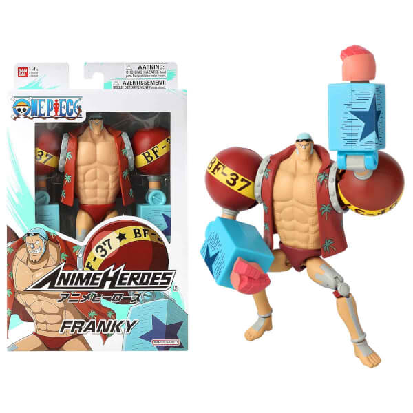 Anime Heroes One Piece Franky Eklemli Figür