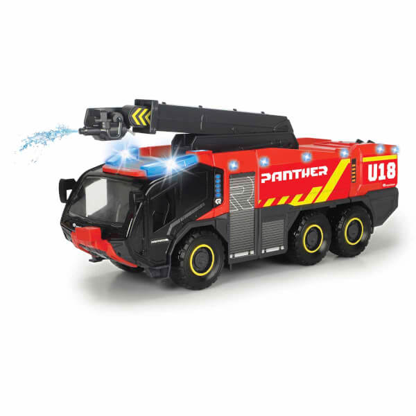 Sesli ve Işıklı Rosenbauer Panther 6x6 Uzaktan Kumandalı İtfaiye Aracı 62 cm