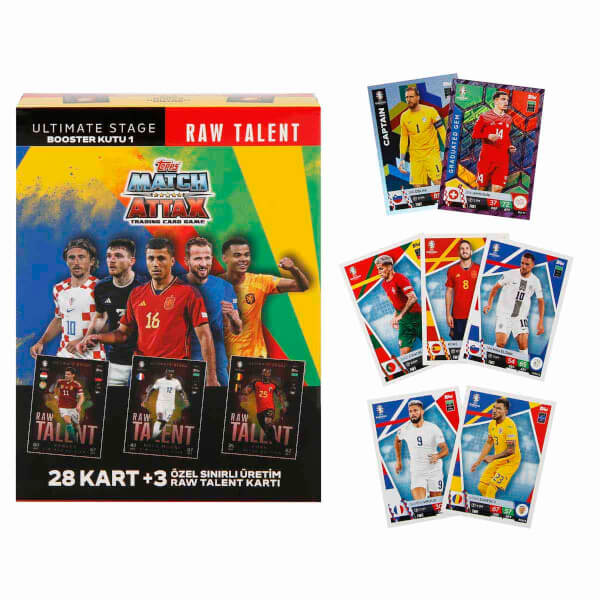 UEFA Euro 2024 Almanya Match Attax Booster Kutu