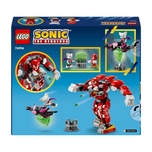 LEGO® Sonic the Hedgehog™ Knuckles'ın Gardiyan Robotu 76996- 8 Yaş ve Üzeri Çocuklar için Yaratıcı Oyuncak Yapım Seti (276 Parça)