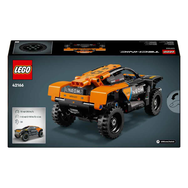 LEGO® Technic NEOM McLaren Extreme E Yarış Arabası 42166 - 7 Yaş ve Üzeri Yarış Arabası Yedi Çocuk için Koleksiyonluk Yaratıcı Oyuncak Model Yapım Seti (252 Parça)