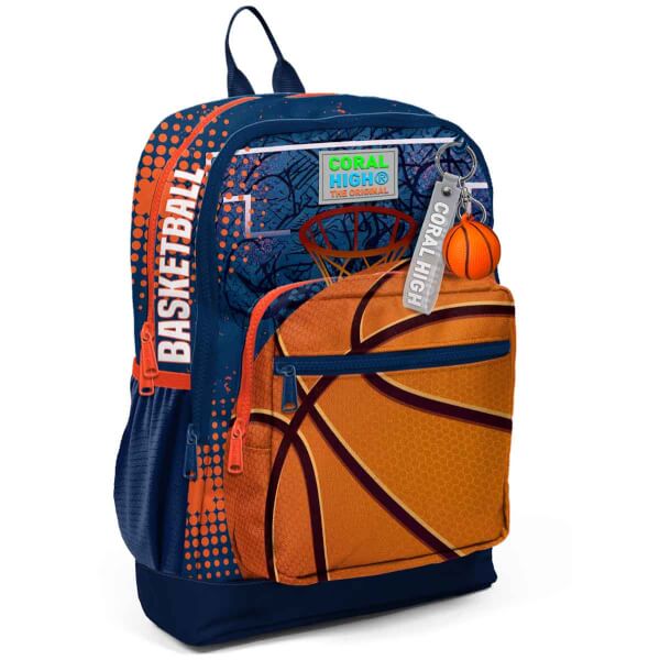 Coral High Basketball Desenli Okul Çantası 23766