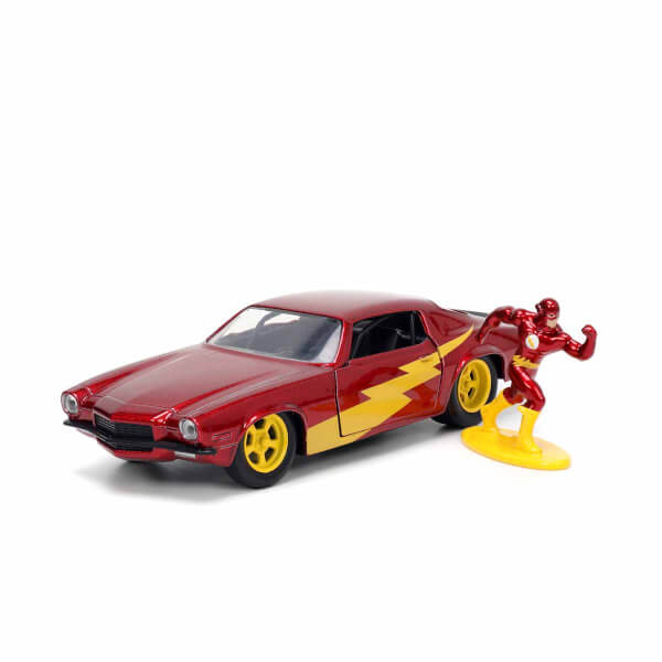 1:32 1973 Chevrolet Camaro Model Araba The Flash Figür