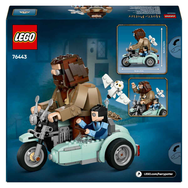 LEGO Harry Potter Hagrid ve Harry’nin Motosiklet Yolculuğu 76443 - 9 Yaş ve Üzeri Çocuklar ve Yetişkinler için Koleksiyonluk Yaratıcı Oyuncak Yapım Seti (617 Parça)