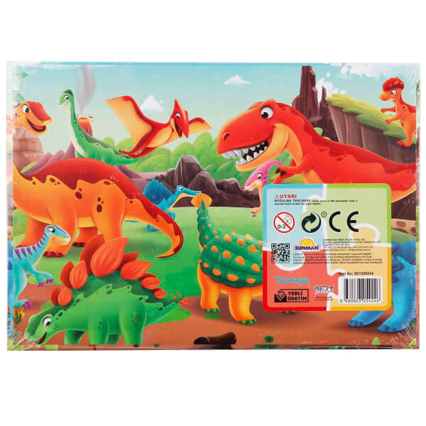 35 Parça Puzzle: Dinozorlar Şehri