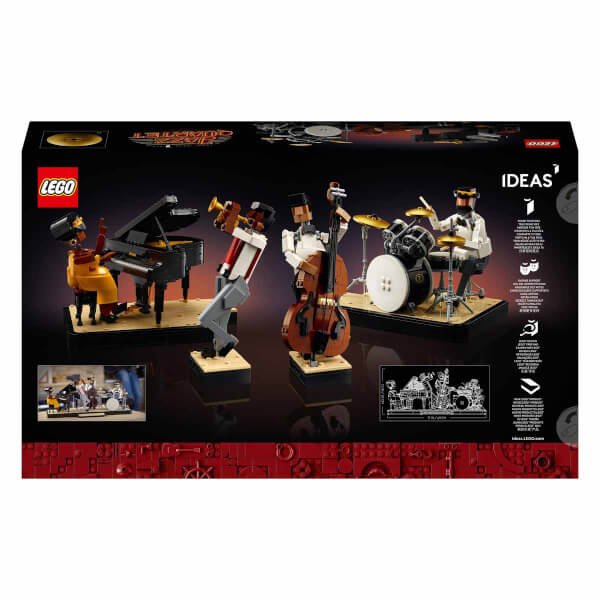 LEGO Ideas Caz Dörtlüsü 21334 - Müzik Tutkunu Yetişkinler için Yap-Sergile Model Yapım Seti (1606 Parça)