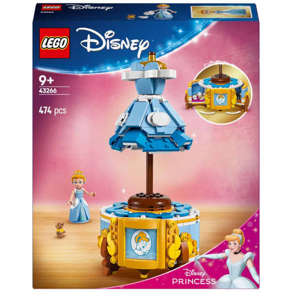 LEGO Disney Princess Sindirella'nın Elbisesi 43266 - 9 Yaş ve Üzeri Prenses Seven Çocuklar için Yaratıcı Oyuncak Yapım Seti (474 Parça)