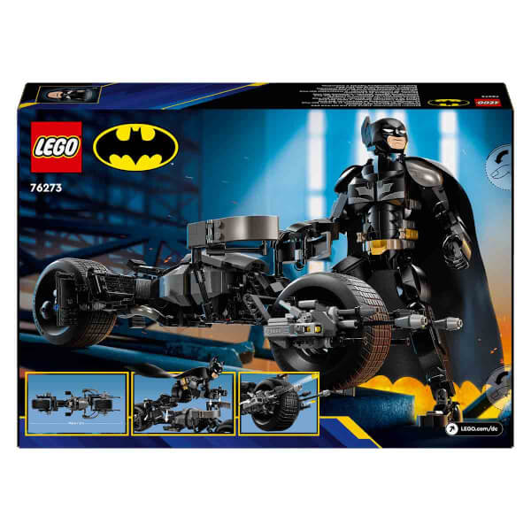 LEGO DC Batman: Batman Yapım Figürü ve Bat-Pod Motosiklet 76273 - 12 Yaş ve Üzeri Süper Kahraman Sevenler için Kara Şövalye Süper Kahraman Model Yapım Seti (713 Parça)