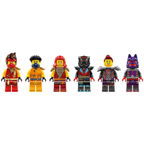 LEGO NINJAGO Hareket Kaynak Ejderhası 71822 – 12 Yaş ve Üzeri İçin 6 Minifigür İçeren Yaratıcı Oyuncak Yapım Seti (1716 Parça)