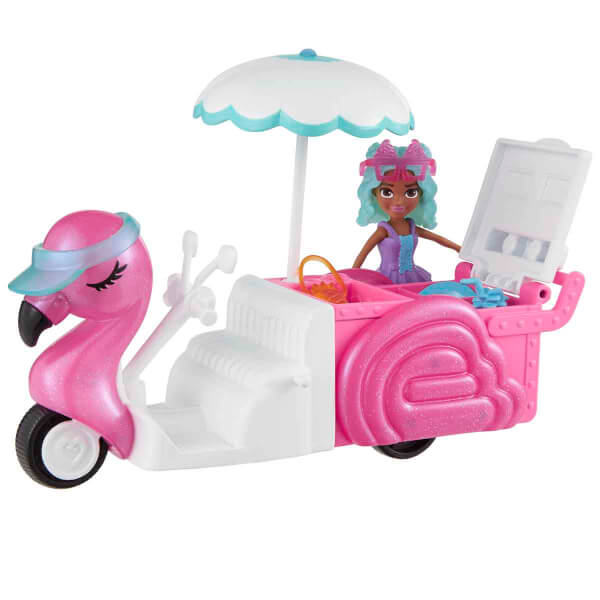 Polly Pocket Flamingo Atıştırmalık Arabası HWP24