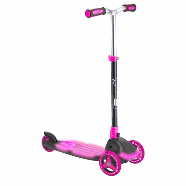 Evo 3 Tekerlekli Katlanabilir Illuminate Işıklı Pembe Scooter