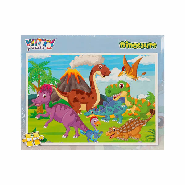 100 Parça Puzzle: Dinozorlar 2