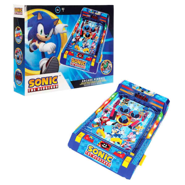 Sesli ve Işıklı Sonic Masaüstü Arcade Pinball