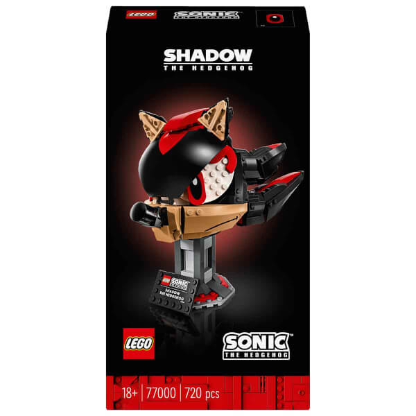 LEGO Sonic the Hedgehog Shadow the Hedgehog 77000 – Yetişkin Oyun Severler İçin Koleksiyonluk Sergilenebilir Model Yapım Seti (720 Parça)