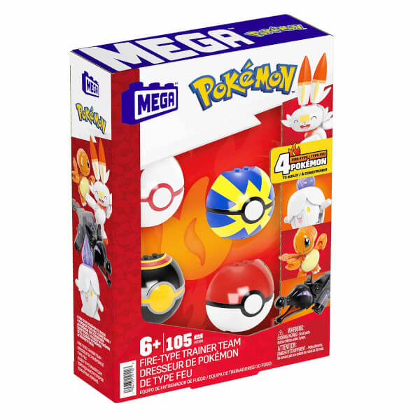 MEGA Pokemon Ateş Pokemonu Eğitmenleri HTJ06