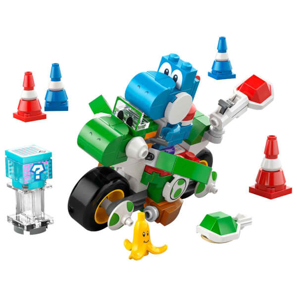 LEGO Super Mario: Mario Kart – Yoshi Bike 72031 - 7 Yaş ve Üzeri Çocuklar için Koleksiyonluk Yaratıcı Oyuncak Yapım Seti (133 Parça)