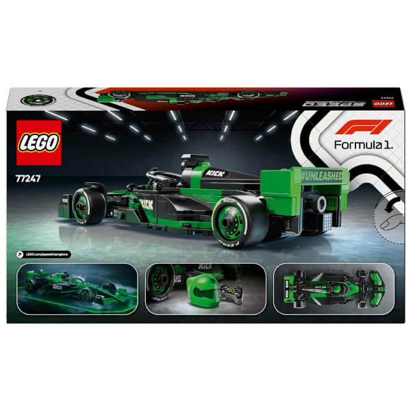 LEGO Speed Champions KICK Sauber F1 Team C44 Yarış Arabası 77247 - 10 Yaş ve Üzeri Çocuklar için Sürücü Minifigürü İçeren Yaratıcı Oyuncak Yapım Seti (259 Parça)