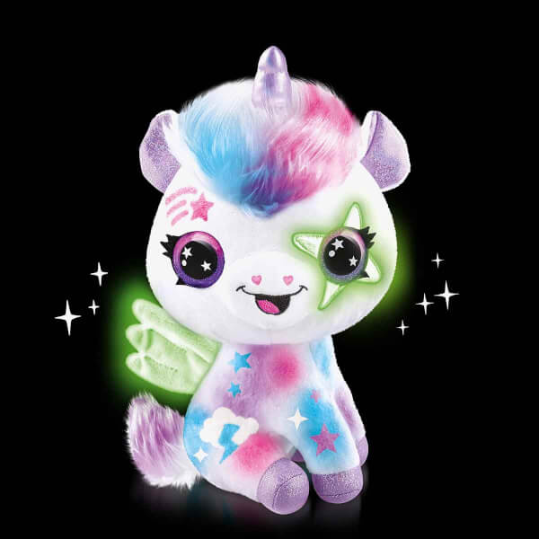 Airbrush Peluş Karanlıkta Parlayan Sihirli Unicorn 