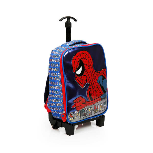 Spiderman Çekçekli Anaokul Çantası 40611