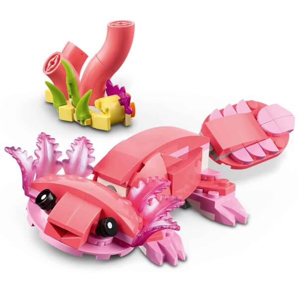 LEGO Creator 3’ü 1 Arada Vahşi Hayvanlar: Pembe Flamingo 31170 - 8 Yaş ve Üzeri Çocuklar için Kakadu Papağanı veya Aksolotl’a Dönüşebilen Yaratıcı Oyuncak Yapım Seti (288)