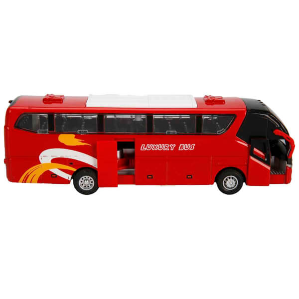 Sesli ve Işıklı Die Cast Çek Bırak Otobüs 