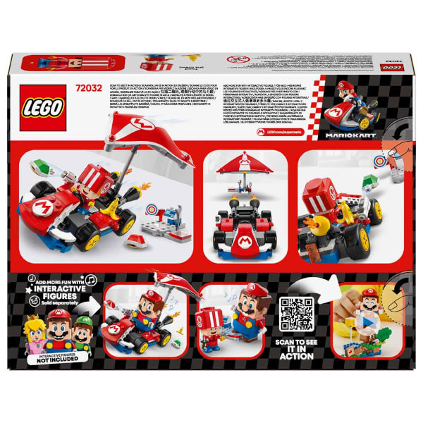 LEGO Super Mario: Mario Kart – Standard Kart 72032 - 7 Yaş ve Üzeri Çocuklar için Koleksiyonluk Yaratıcı Oyuncak Yapım Seti (174 Parça)