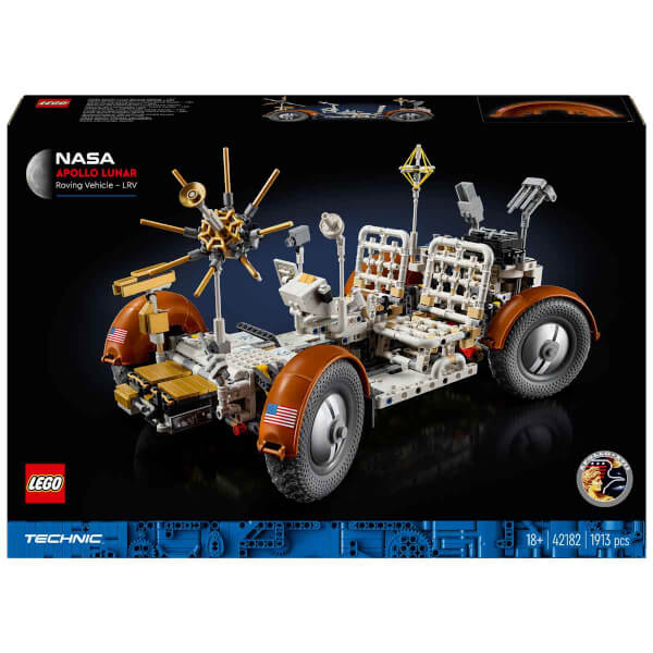 LEGO Technic NASA Apollo Ay Taşıtı – LRV 42182 - Yetişkinler için Uzay Aracı Yapım Seti (1913 Parça)