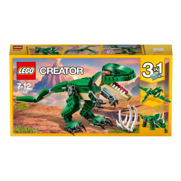 LEGO Creator Muhteşem Dinazorlar 31058 - Dinazorları Seven Yaratıcı Çocuklar için Oyuncak Yapım Seti (174 Parça)